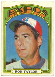 1972 Topps Baseball Cards      234     Ron Taylor